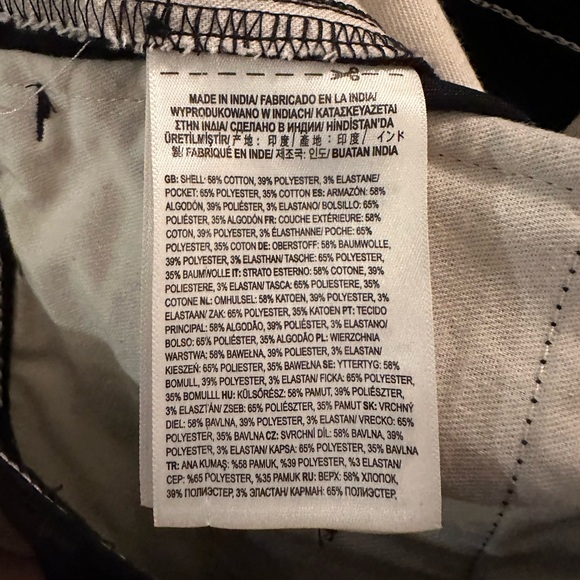 2/$30 NWT Women’s Vans relaxed chinos, size 25 - Picture 6 of 6